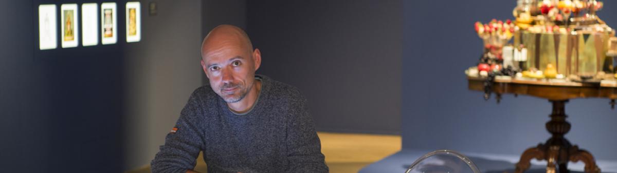 Christophe Lavelle, commissaire de l'exposition Je mange donc je suis