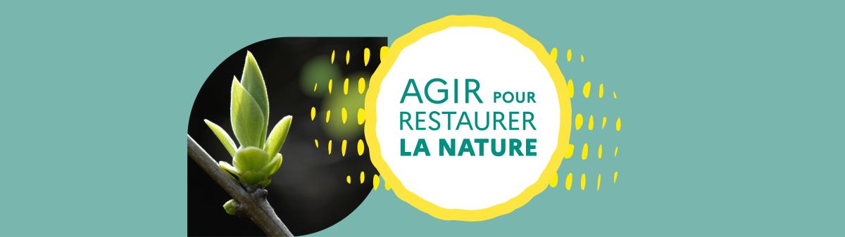 Logo Agir pour restaurer la nature